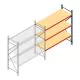 Weitspannregal AR 2500x1850x800 mm (hxbxt) 3 Ebenen blau Anbauregal