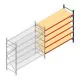 Weitspannregal AR 2500x2700x800 mm (hxbxt) 5 Ebenen blau Anbauregal