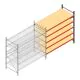 Weitspannregal AR 2500x2700x900 mm (hxbxt) 5 Ebenen anthrazit Anbauregal