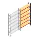 Weitspannregal AR 3000x1610x500 mm (hxbxt) 6 Ebenen anthrazit Anbauregal