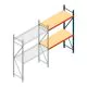 Weitspannregal AR 2250x1610x600 mm (hxbxt) 2 Ebenen blau Anbauregal