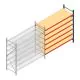 Weitspannregal AR 2250x2700x800 mm (hxbxt) 6 Ebenen blau Anbauregal