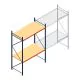 Weitspannregal AR 3000x2010x1000 mm (hxbxt) 2 Ebenen blau Anfangsregal