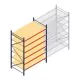 Weitspannregal AR 3000x2010x1200 mm (hxbxt) 6 Ebenen blau Anfangsregal