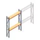 Weitspannregal AR 3000x2010x400 mm (hxbxt) 2 Ebenen blau Anfangsregal