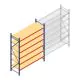 Weitspannregal AR 3000x2700x800 mm (hxbxt) 6 Ebenen blau Anfangsregal mit vormontierten Rahmen