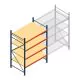 Weitspannregal AR 2000x1610x1000 mm (hxbxt) 4 Ebenen blau Anfangsregal
