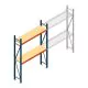 Weitspannregal AR 2000x1610x400 mm (hxbxt) 2 Ebenen blau Anfangsregal