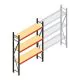 Weitspannregal AR 2000x1610x500 mm (hxbxt) 3 Ebenen verzinkt Anfangsregal