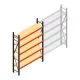 Weitspannregal AR 2000x1610x500 mm (hxbxt) 5 Ebenen verzinkt Anfangsregal