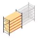Weitspannregal AR 2000x1850x1000 mm (hxbxt) 5 Ebenen anthrazit Anfangsregal
