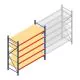 Weitspannregal AR 2000x2250x800 mm (hxbxt) 5 Ebenen blau Anfangsregal