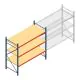 Weitspannregal AR 2000x2700x1000 mm (hxbxt) 3 Ebenen blau Anfangsregal