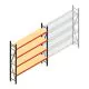 Weitspannregal AR 2250x2250x500 mm (hxbxt) 4 Ebenen verzinkt Anfangsregal mit vormontierten Rahmen