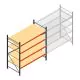 Weitspannregal AR 2250x2250x900 mm (hxbxt) 4 Ebenen verzinkt Anfangsregal mit vormontierten Rahmen