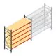 Weitspannregal AR 2250x2700x800 mm (hxbxt) 5 Ebenen verzinkt Anfangsregal