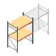 Weitspannregal AR 2500x1610x1000 mm (hxbxt) 2 Ebenen verzinkt Anfangsregal mit vormontierten Rahmen