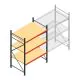 Weitspannregal AR 2500x1610x1000 mm (hxbxt) 3 Ebenen verzinkt Anfangsregal mit vormontierten Rahmen