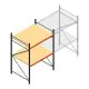 Weitspannregal AR 2500x1610x1200 mm (hxbxt) 2 Ebenen verzinkt Anfangsregal