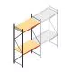 Weitspannregal AR 3000x1610x800 mm (hxbxt) 2 Ebenen verzinkt Anfangsregal mit vormontierten Rahmen