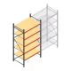 Weitspannregal AR 3000x1610x900 mm (hxbxt) 5 Ebenen verzinkt Anfangsregal