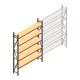 Weitspannregal AR 3000x1850x500 mm (hxbxt) 5 Ebenen verzinkt Anfangsregal