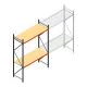 Weitspannregal AR 3000x1850x800 mm (hxbxt) 2 Ebenen verzinkt Anfangsregal