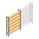 Weitspannregal AR 3000x2010x400 mm (hxbxt) 6 Ebenen verzinkt Anfangsregal mit vormontierten Rahmen