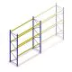 Gebrauchte Esmena Palettenregal 4600x3600x1100mm (hxbxt) 3 Ebenen Anfangsregal 3367kg/Set