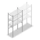 Konfektionsregal Medium Duty 2000x1000x500 mm (hxbxt) 1 Stange 3 Fachböden Anfangsregal