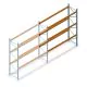 Gebrauchte JH MPB Palettenregal 4250x3300x1100 mm (hxbxt) 3 Ebenen Anbau 2505kg/Set