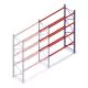 Gebrauchtes SLP Palettenregal 4650x2700x1000 mm (hxbxt) 4 Ebenen Anbauregal