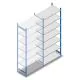 Gebrauchtes Dexion Impex Fachbodenregal 2285x1000x460 mm (hxbxt) 7 Ebenen Anbauregal