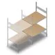 Weitspannregal HD 2000x1500x800 mm (hxbxt) 2 Ebenen Anbauregal
