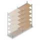 Weitspannregal HD 2500x1500x600 mm (hxbxt) 6 Ebenen Anbauregal