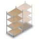 Weitspannregal HD 2500x1500x800 mm (hxbxt) 4 Ebenen Anfangsregal
