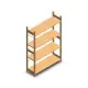 Holzfachbodenregal BT Euro 1800x1170x400 mm (hxbxt) 4 Ebenen Anfangsregal