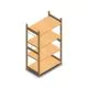 Holzfachbodenregal BT Euro 1800x970x600 mm (hxbxt) 4 Ebenen Anfangsregal
