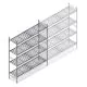 Hygienisches Regal 5711 1800x1070x460 mm (hxbxt) 4 Ebenen Anfangsregal