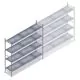 Hygienisches Regal 6622 1800x1500x460 mm (hxbxt) 4 Ebenen Anfangsregal