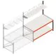 Verpackungstisch doppelstöckig mit Aufbau 1905x1000x2000 mm (bxtxh) Anbauregal