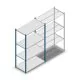 Fachbodenregal Medium Duty 2000x1150x600mm (hxbxt) 4 Ebenen blau Anfangsregal