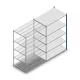 Fachbodenregal Medium Duty 2000x1300x800mm (hxbxt) 5 Ebenen blau Anbauregal