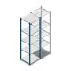 Fachbodenregal Medium Duty 2000x550x500mm (hxbxt) 5 Ebenen blau Anfangsregal