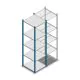 Fachbodenregal Medium Duty 2000x550x600mm (hxbxt) 5 Ebenen blau Anfangsregal