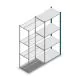 Fachbodenregal Medium Duty 2000x850x500mm (hxbxt) 4 Ebenen blau Anbauregal