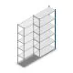 Fachbodenregal Medium Duty 2200x1000x400mm (hxbxt) 6 Ebenen blau Anbauregal