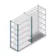 Fachbodenregal Medium Duty 2200x1300x700mm (hxbxt) 6 Ebenen blau Anfangsregal