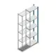 Fachbodenregal Medium Duty 2200x550x300mm (hxbxt) 5 Ebenen blau Anbauregal