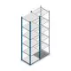 Fachbodenregal Medium Duty 2000x550x500mm (hxbxt) 6 Ebenen blau Anfangsregal